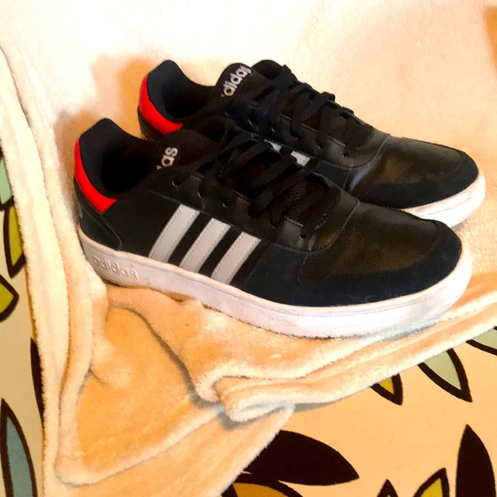 Men’s Adidas Black and White Sneakers